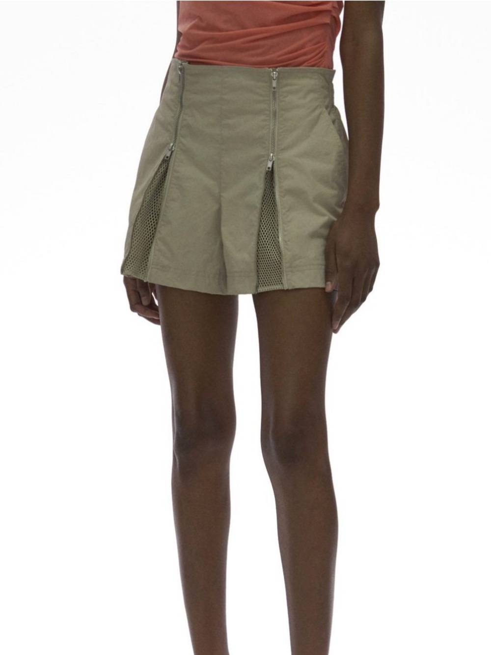 Helmut Lang zip shorts